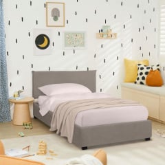 Ліжко односпальне COSAS Mango Savana 90х200 см Кварц Костопіль