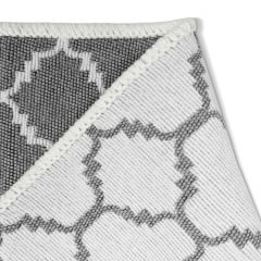 Ковер хлопковый Cosas ETHNIC CS2 60х90 см Графит Вишневое