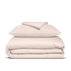 Подростковая постель сатин с простыней на резинке PASTEL Cosas Сакура 160х220 см Каменское