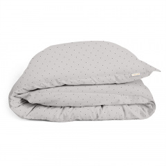 Підліткова постіль з простирадлом на гумці MINI DOTS CS2 COSAS Бежевий 160х220 см Пологи