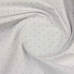 Двуспальная постель с простыней на резинке MINI DOTS CS33 COSAS серый 180х220 см Токмак