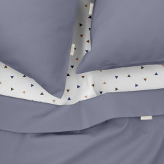 Семейная постель с простыней на резинке Stormy CS5 COSAS стальной 2х160х220 см Новомосковск