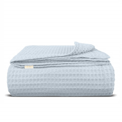 Покривало 230х240 Skyey Greek Waffle COSAS блакитний Київ