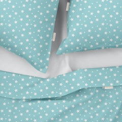 Сімейний комплект COSAS MINT STARFALL CS3 Ранфорс 2х160х220 см М'ятний Ладан