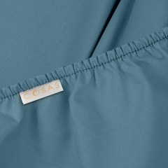 Набор Простыня на резинке COSAS SKY/COLOR BLOTS Ранфорс 90х200х20 см 2 шт Бирюзовый/Белый Гуляйполе