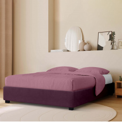 Ліжко двоспальне COSAS Mango Plum 160x200 см Сливовий Вільнянськ