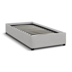 Ліжко односпальне COSAS Mango Rocky 90х200 см Сірий Братське