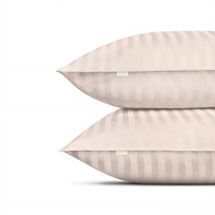 Євро постіль сатин з простирадлом на гумці PASTEL Cosas Сакура 200х220 см Шепетівка