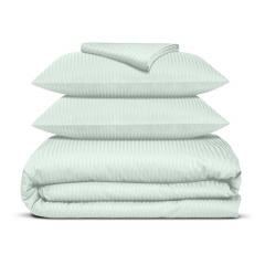 Сімейний комплект постільної білизни сатин PISTACHIO Cosas М'ятний 2х160х220 см Гуляйполе