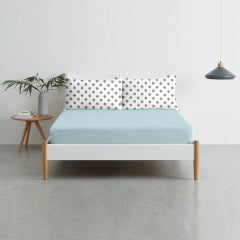 Набір наволочки і простирадло COSAS STARS & SKYEY Ранфорс 160х200 см Білий Павлоград