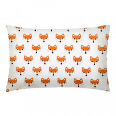 Детская наволочка COSAS FOX Ранфорс 40х60 см Белый Дзензелевка