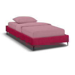 Ліжко односпальне COSAS Kiwi Sangria 90х200 см Винний Новомиколаївка