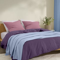 Плед-покривало косичка COSAS 200х220 см Cloud Knitted Braid Небесний Березне