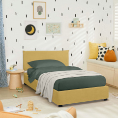 Ліжко односпальне COSAS Mango Curcuma 90х200 см Гірчичний Генічеськ