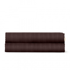 Простыня полуторная сатин 155х240 см WALNUT Cosas Шоколад Киев