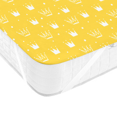Непромокаемый наматрасник 70х120 см YELLOW CROWN COSAS желтый Киев