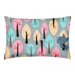 Дитяча наволочка COSAS GREY WOLF Ранфорс 40х60 см Сірий Сміла