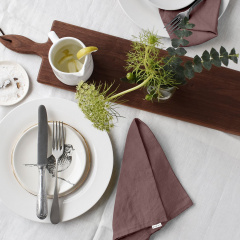 Набір серветок COSAS MOUSSE Ранфорс 30х30 см 4 шт Шоколад Новомосковськ