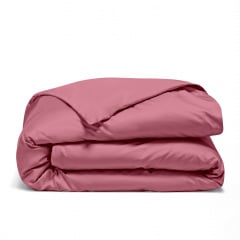 Євро постільна білизна сатин Rose CS1 COSAS Фуксія 200х220 см Шепетівка