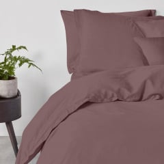 Евро постельное белье Mousse CS2 COSAS Шоколад 200х220 см Хмельницкий