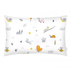 Детская наволочка COSAS BEES Ранфорс 40х60 см Белый Бушево