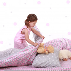 Дитяча наволочка COSAS GREY CROWN Ранфорс 40х60 см Сірий Броди