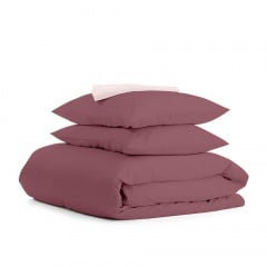 Семейный комплект постельного белья Blueberry COSAS Сливовый 2х160х220 см Киев