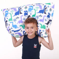 Евро наволочка COSAS BLUE DINO Ранфорс 50х70 см Краматорск