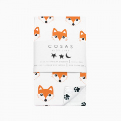 Детское постельное белье в кроватку Fox COSAS Терракотовый 110х140 см Пологи