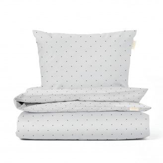 Подростковая постель без простыни MINI DOTS CS1 COSAS серый 155х215 см