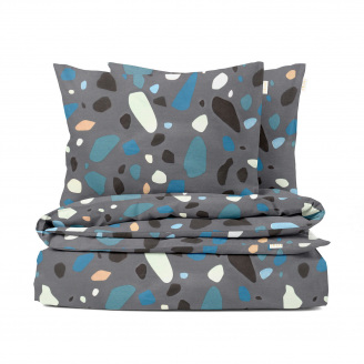 Евро постель без простыни GEMSTONES Cosas серый 200х220 см