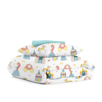 Детское постельное белье Princess CS1 COSAS Белый 110х140 см