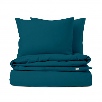 Євро постіль без простирадла Ocean COSAS смарагдовий 200х220 см