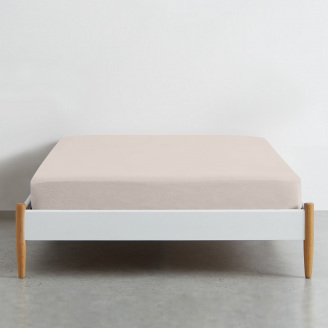 Простирадло півтораспальне COSAS CAPPUCCINO Ранфорс 155х240 см Бежевий