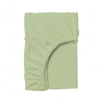 Простирадло на резинці COSAS OLIVE Ранфорс 90х200х20 см Оливка