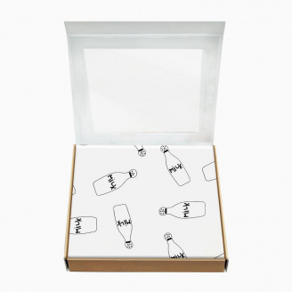 Пеленка байка COSAS MILK Бязь 80х100 см Белый