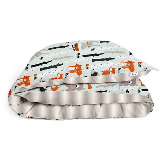 Дитяча підковдра COSAS WOOD Ранфорс 110х140 см М'ятний