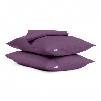 Набір наволочки і простирадло COSAS VIOLET SATIN CS1 Сатин 220х240 см Фіолетовий