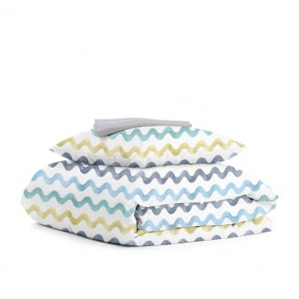 Детское постельное белье в кроватку Color Wave CS1 COSAS Белый 110х140 см