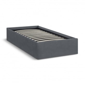 Ліжко односпальне COSAS Papaya Lava 90х200 см Антрацит