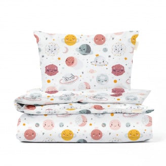 Дитяча постіль без простирадла HAPPY MOON Cosas рожевий 110х140 см