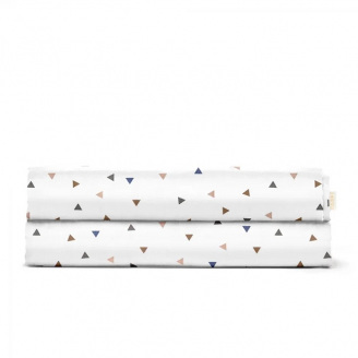 Дитяче простирадло 110х160 см COLORFUL TRIANGLE Cosas