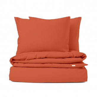 Полуторная постель без простыни Orange COSAS оранжевый 160х220 см