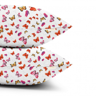 Набір наволочок COSAS BUTTERFLY 40х60 см Червоний