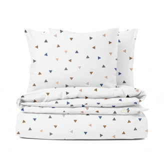 Евро комплект без простыни COSAS DELTA COLOR Ранфорс 200х220 см Белый