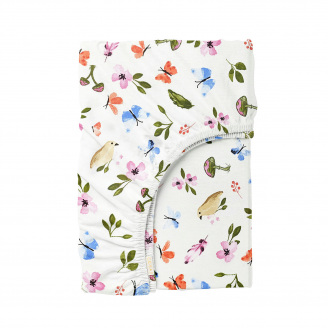Простирадло на резинці 80х160 см BIRDS MUSHROOMS COSAS