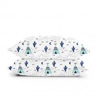 Набор наволочек COSAS CACTUS CS1 50х70 см Бирюзовый