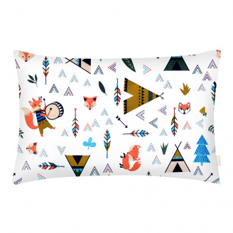 Детская наволочка COSAS WOOD FOX Ранфорс 40х60 см Оранжевый