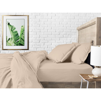 Півтораспальний комплект COSAS MAGNOLIA Ранфорс 160х220 см Кремовий