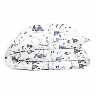 Евро пододеяльник COSAS DREAM WIGWAMS Ранфорс 200х220 см Голубой